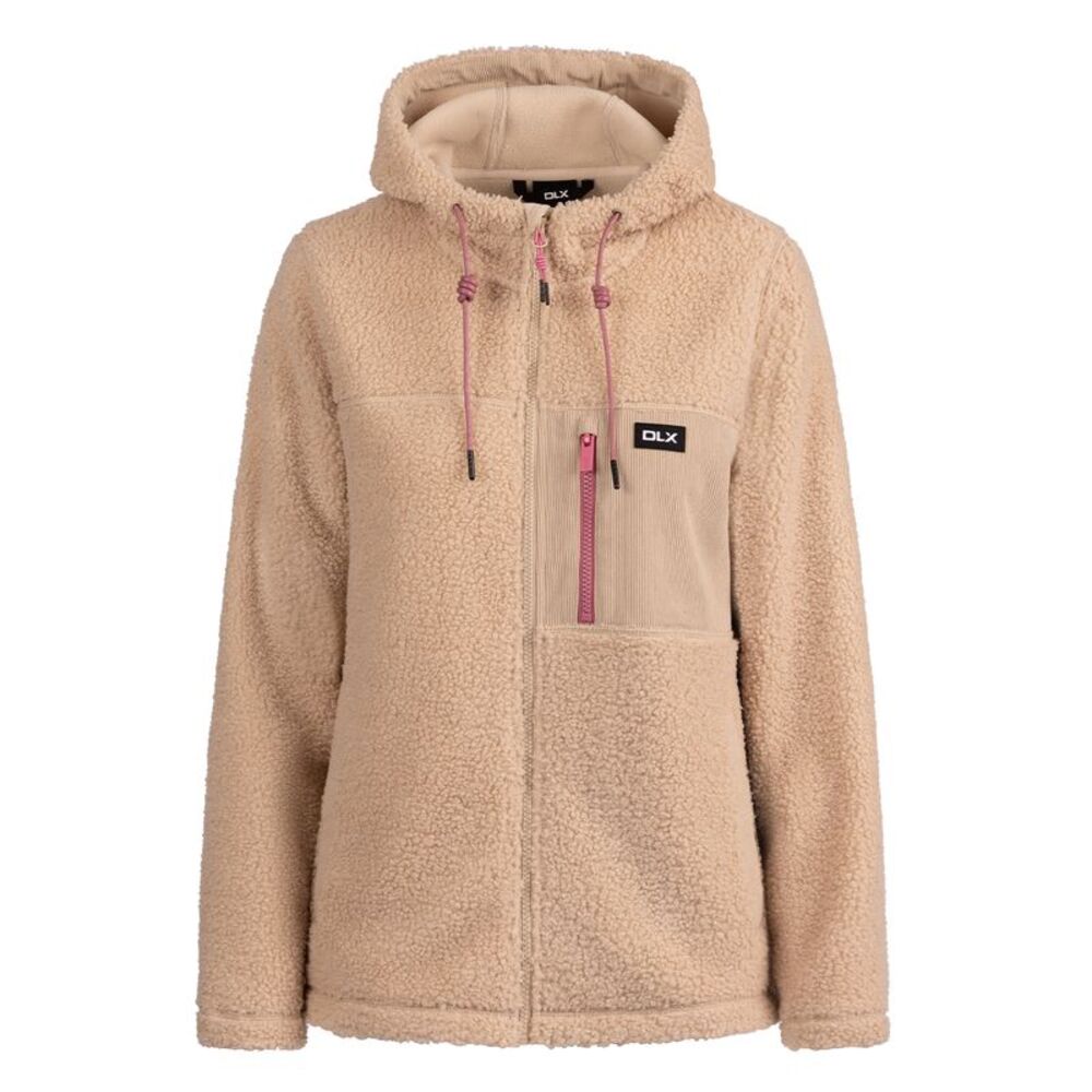 Trespass Womens/Ladies Jowita DLX Fleece Jacket / Soft Stone